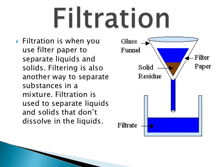 how does filter paper achieve separation how does filter paper achieve separation