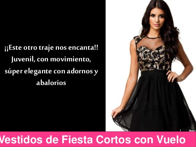 vestidos juveniles de fiesta cortos