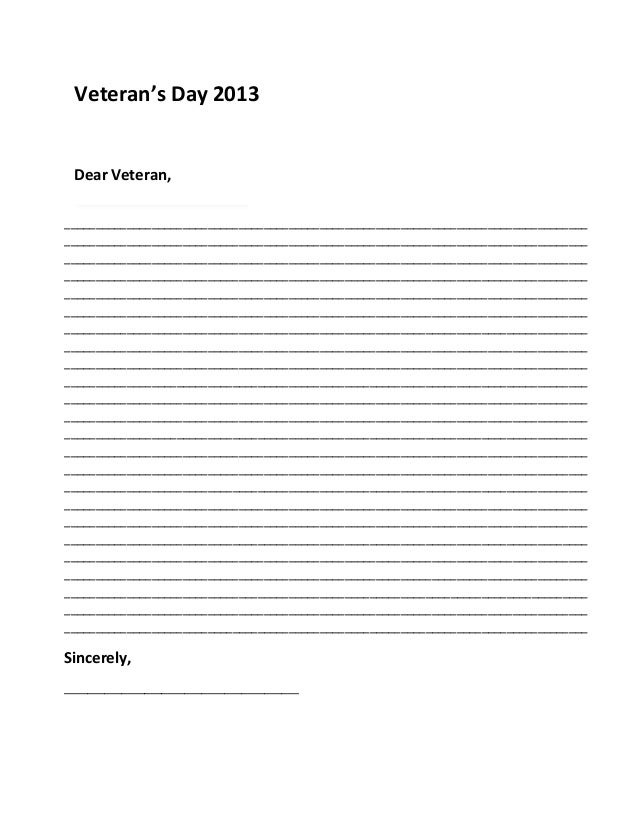 Sle Thank You Letter To Servicemen Sle Letter To Soldierbe A Heroto Hero Support Our Veterans Day Thank You Letter Template