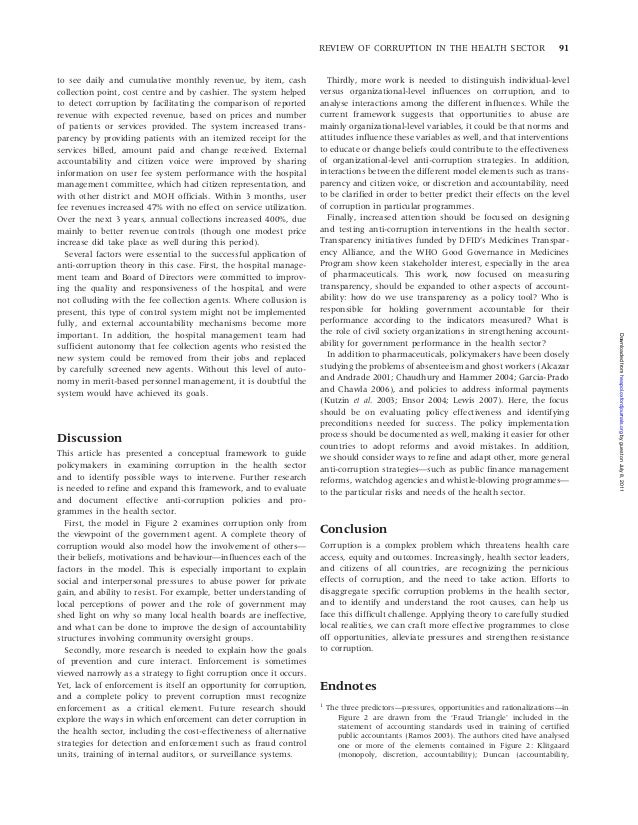 Government corruption essay image