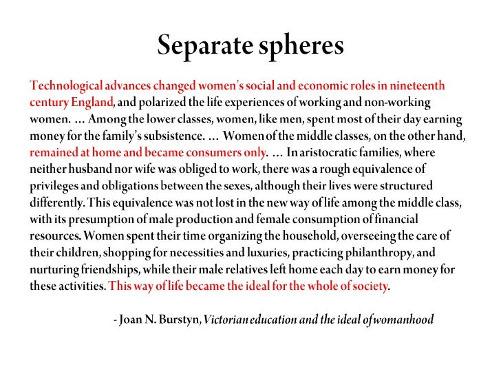 Separate spheres essay picture