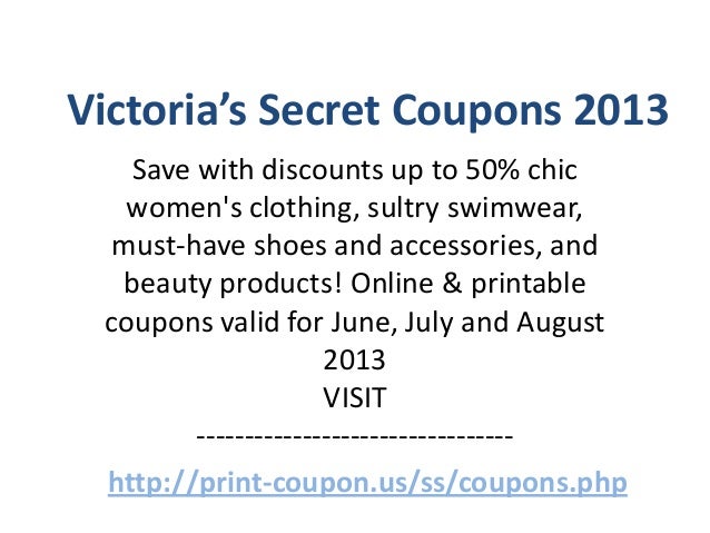 Victorias secret coupon codes