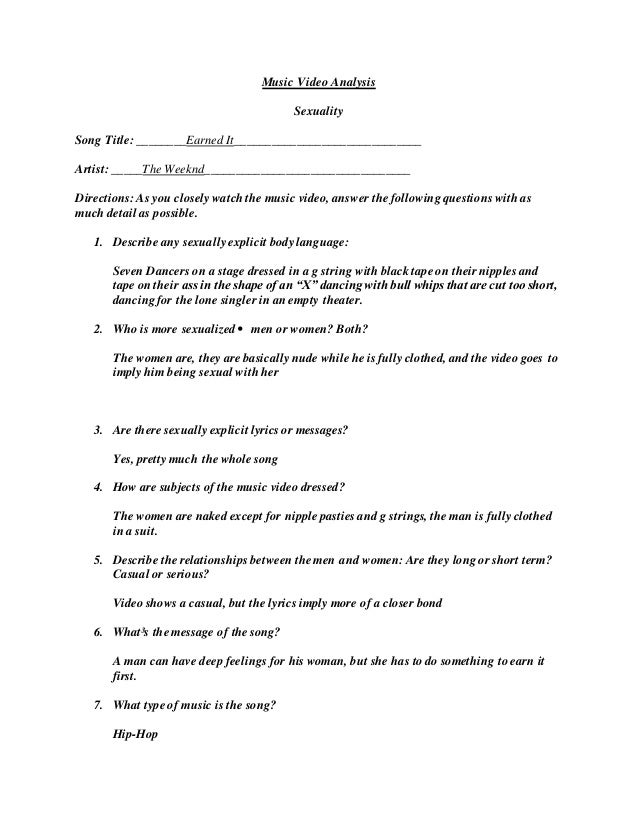 Worksheets Song Analysis Worksheet song analysis worksheet worksheets for school kaessey video worksheet