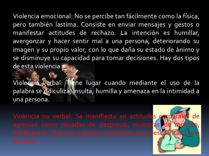 Violencia autoinflingida y causas de la