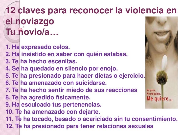 Violencia en el noviazgo