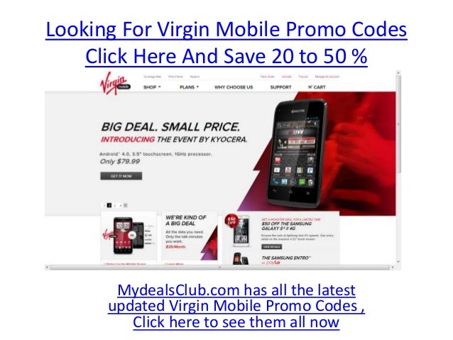 Virgin mobile coupon codes discounts