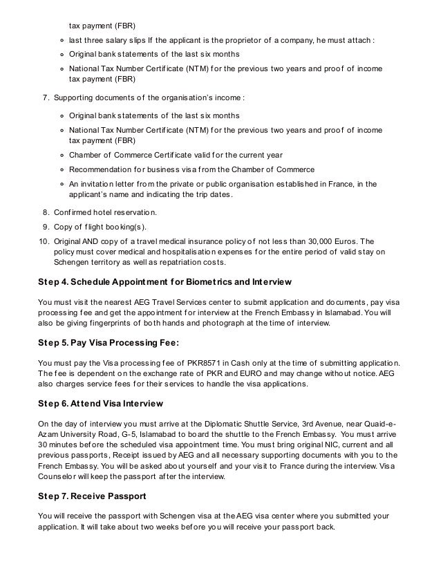 employment letter for visa
