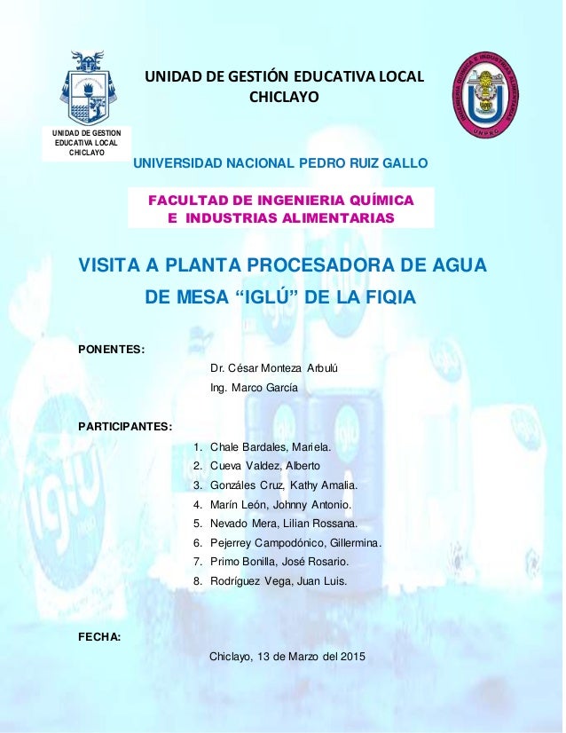 VISITA PLANTA visita planta: