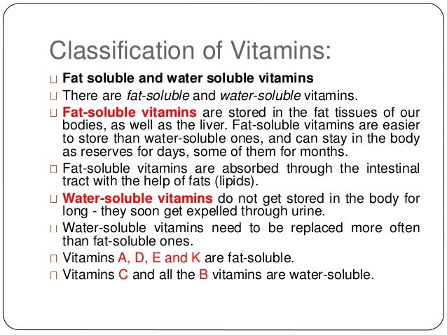 fat and water soluble vitamins fat and water soluble vitamins