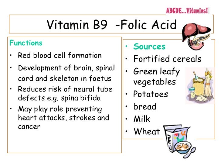 Vitamins and minerals