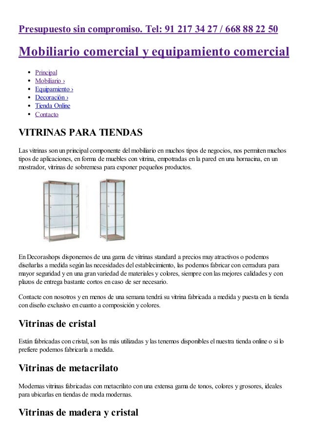 VITRINAS PARA TIENDAS vitrinas para tiendas: