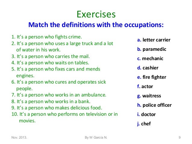 occupation what is the meaning