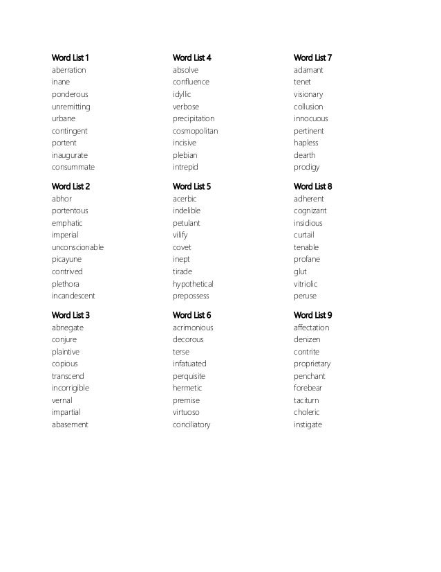 vocab for sat essay vocab for sat essay