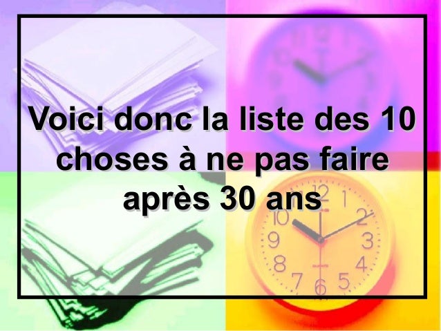 Faire des rencontres apres 30 ans