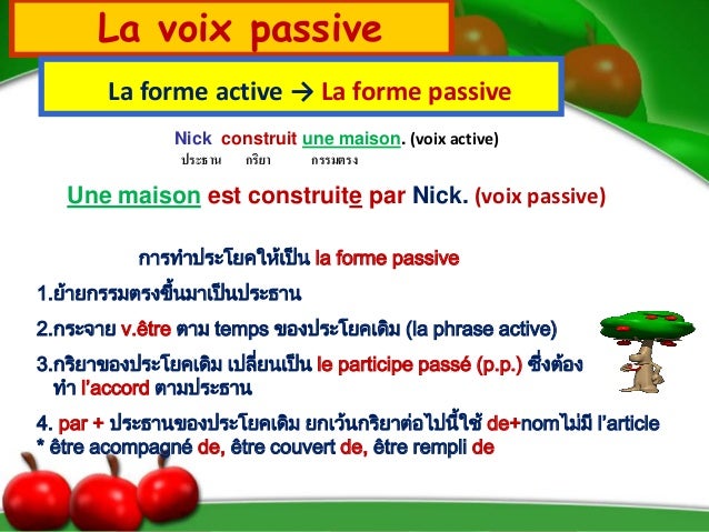 Voix passif md