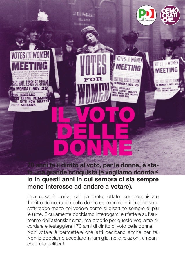Il voto delle donne