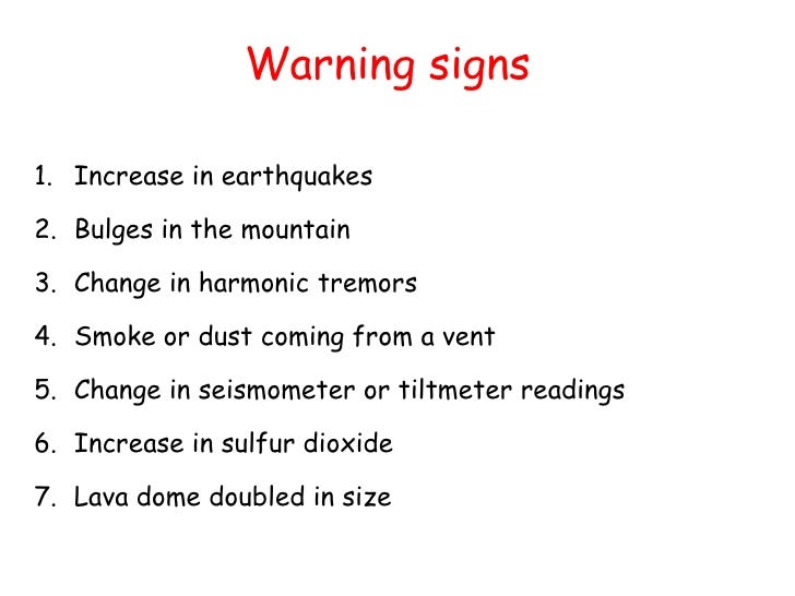 Volcano notes