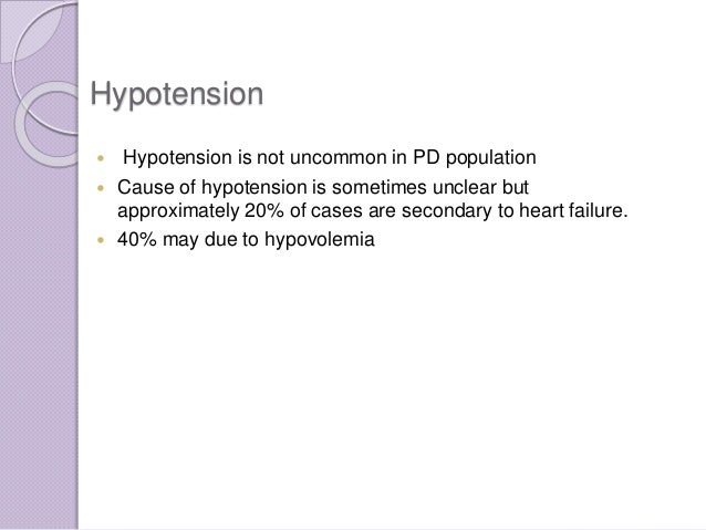 Peritoneal Dialysis Prescription
