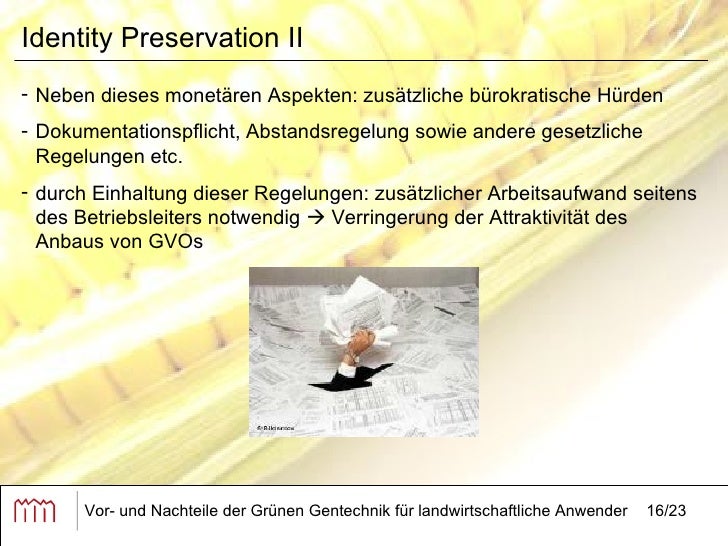 Vor Und Nachteile Von Gentechnik Vor und Nachteile der grünen Gentechnik für landwirtschaftliche Anwe…