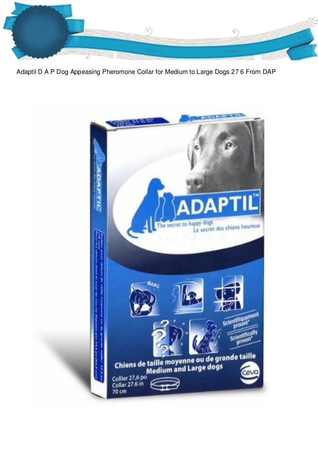 Adaptil d a p dog appeasing pheromone collar for medium to large dogs…