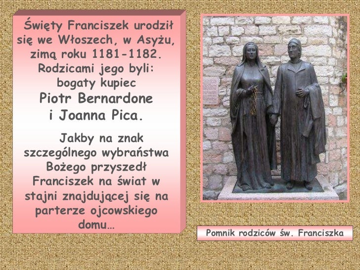 Hymn św Franciszka Z Asyżu Interpretacja św. Franciszek z Asyżu