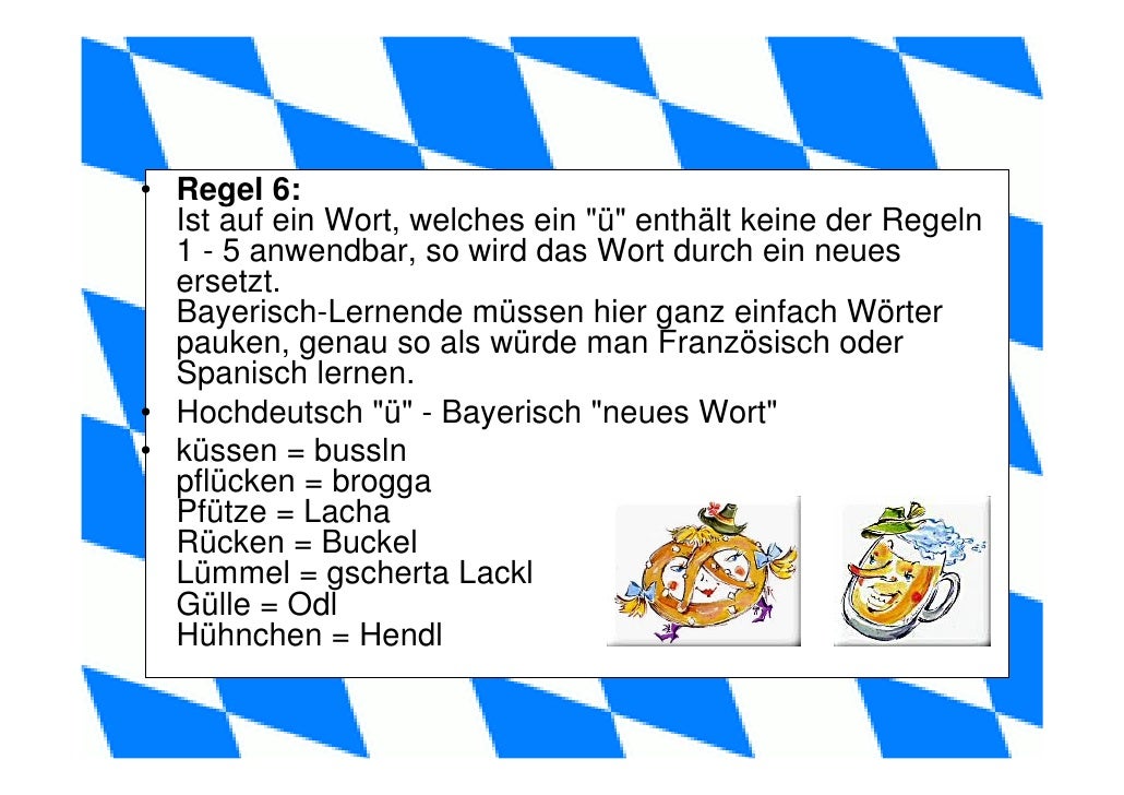 Bayrisches \"ü\"