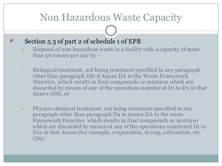 Waste Regulation and Permitting