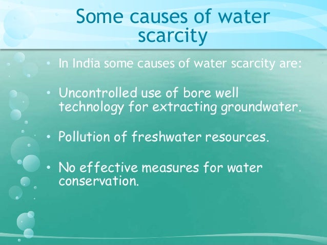 Scarcity Of Water Essay
