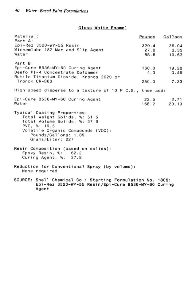 Waterbased paint formulations Vol. 4