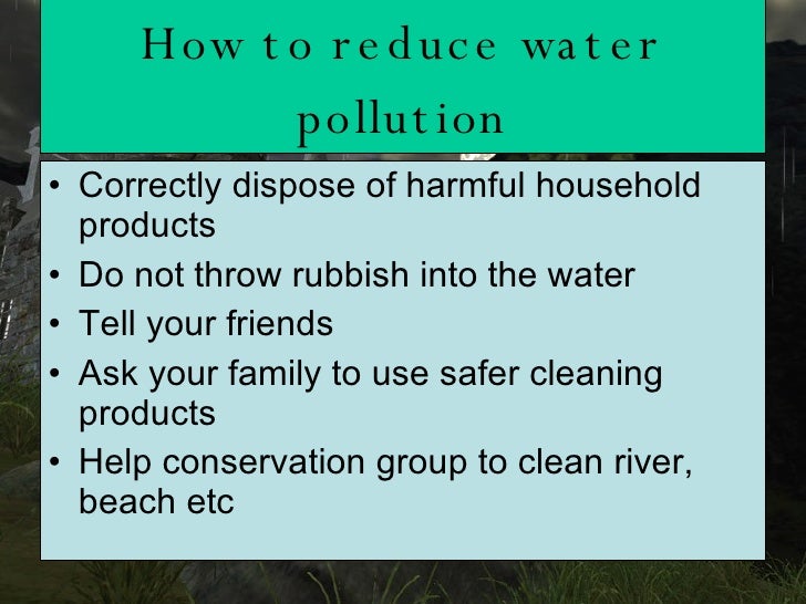 Water Pollution