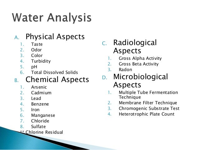 Drinking Water Quality Analysis Ppt Drinking Water Quality Analysis Ppt