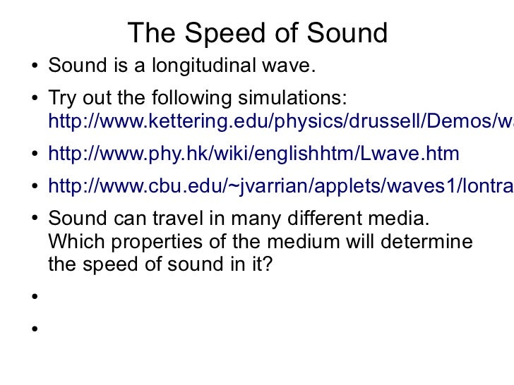 physics speed of sound lab report How to calculate speed of sound in air using a signal generator, loud speaker, oscilloscope and microphone using the wave speed equation to calculate speed. physics speed of sound lab report How to calculate speed of sound in air using a signal generator, loud speaker, oscilloscope and microphone using the wave speed equation to calculate speed.