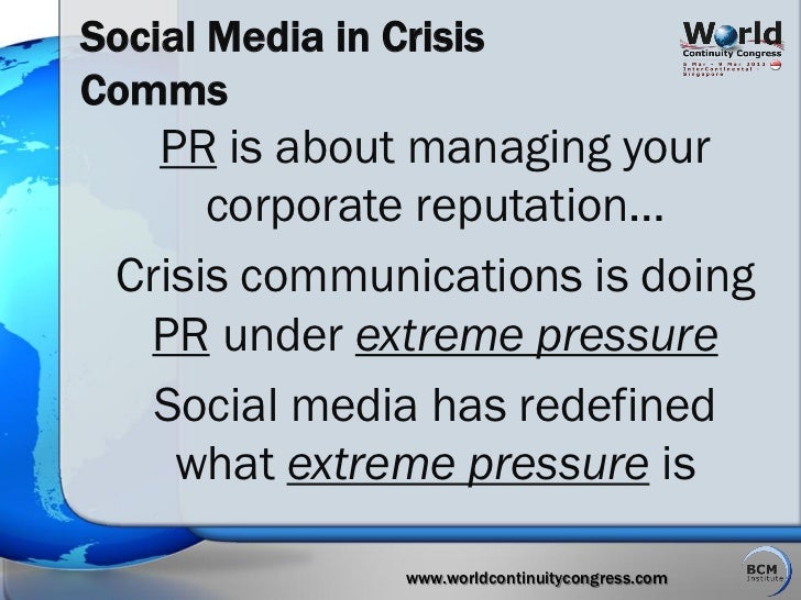 Crisis communication case studies