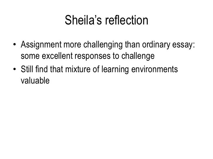 Essay on teaching and learning