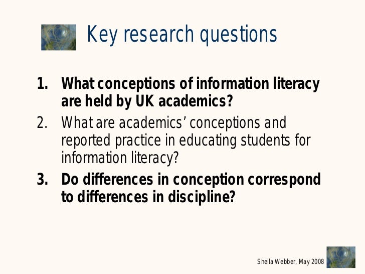 information literacy examples
