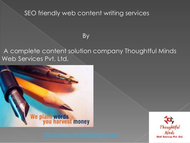 Web writing services