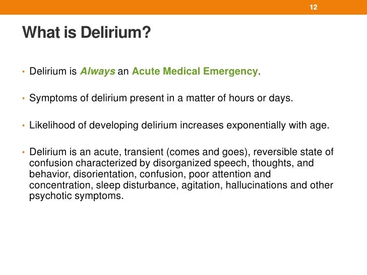 Developing delirium in the ICU linked to fatal outcomes 