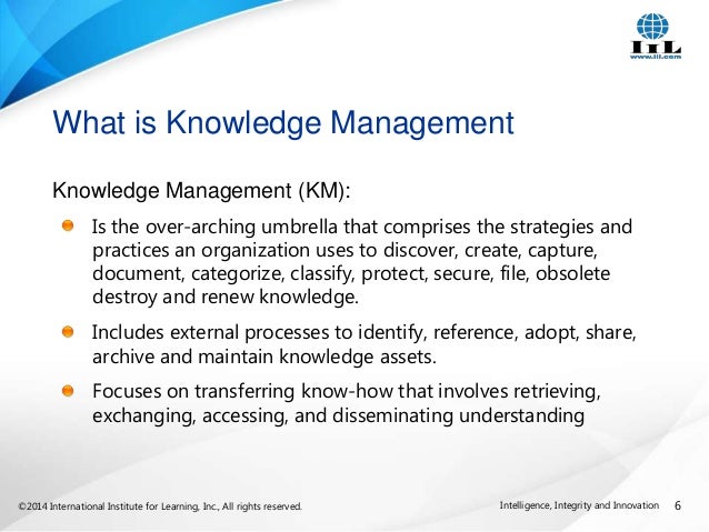 Master thesis help knowledge management