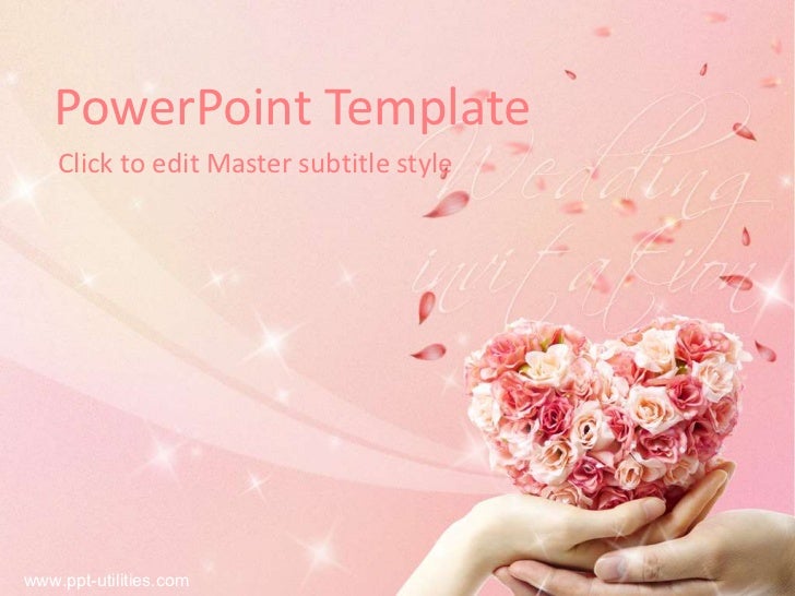 wedding slideshow ppt