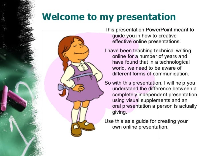 Creating presentations online