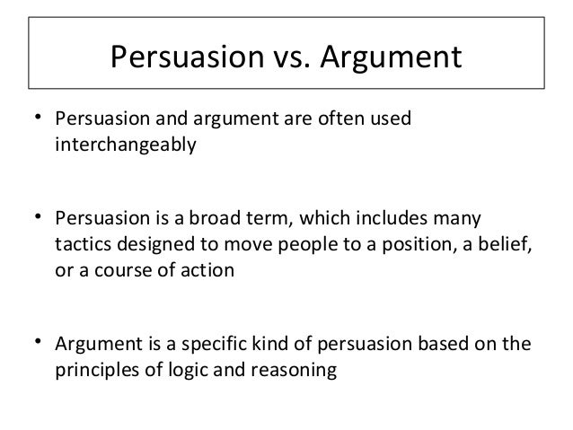 argumentative essay vs persuasive