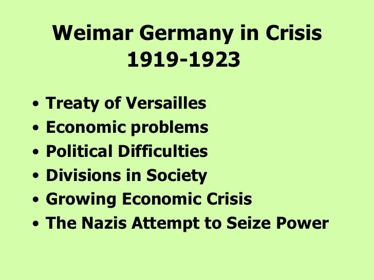 an analysis of democracy of weimar republic Constitutional rights foundation bill of rights in action summer how did the victorious allied powers contribute to the failure of democracy in the weimar republic. an analysis of democracy of weimar republic Constitutional rights foundation bill of rights in action summer how did the victorious allied powers contribute to the failure of democracy in the weimar republic.
