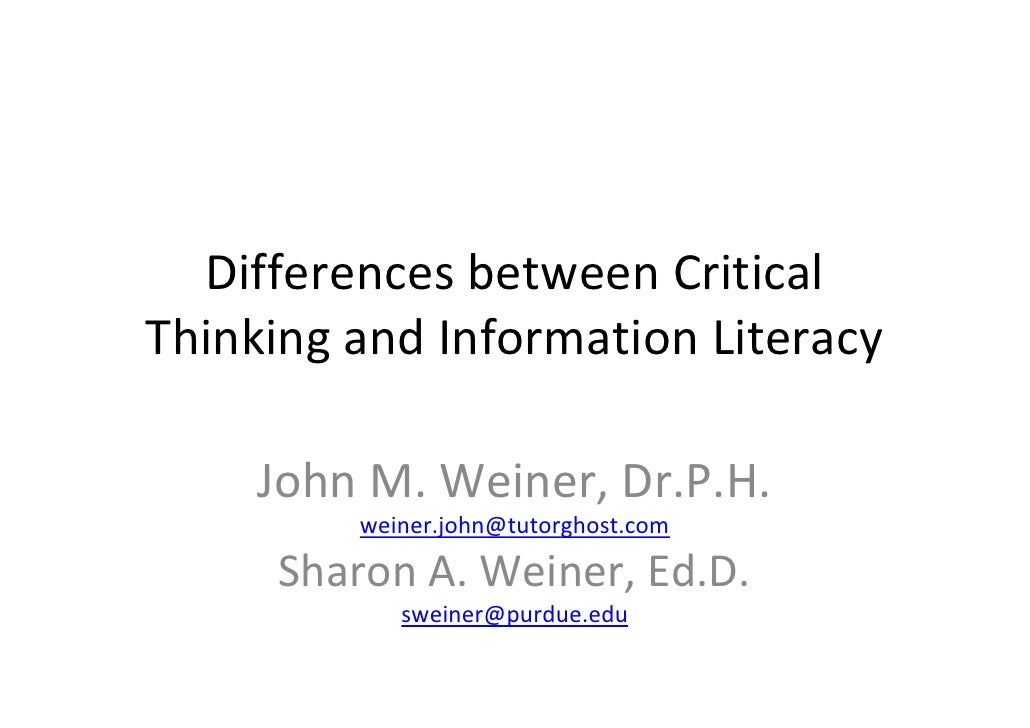 difference between critical thinking and autonomous thinking
