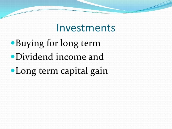 Are stock options short or long term capital gains