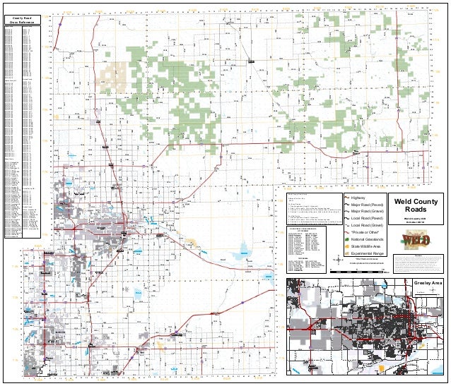 Weld County GIS / QUAD Map PDF