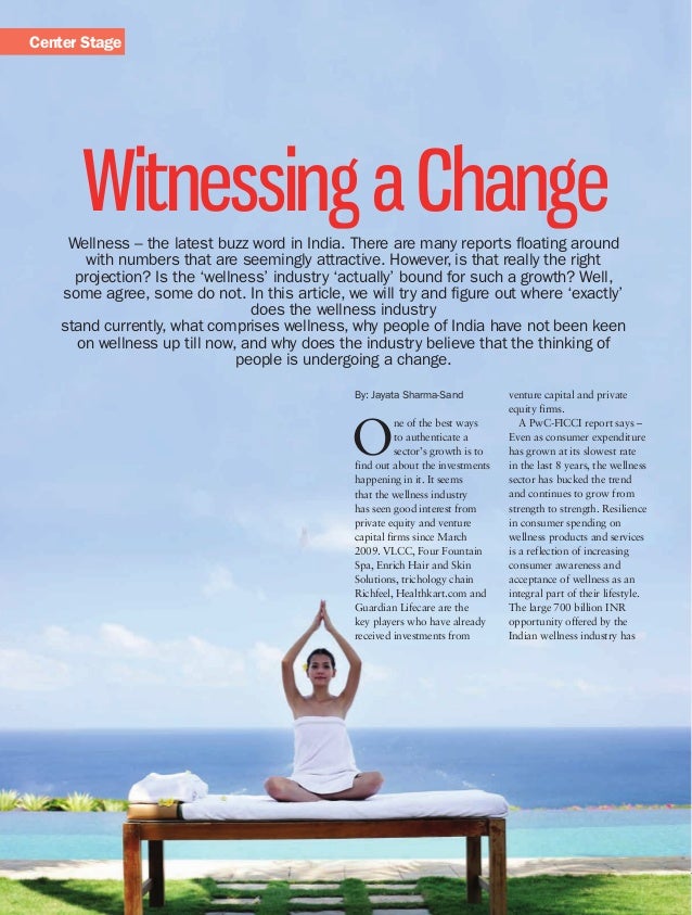Scope changes in the wellness industry