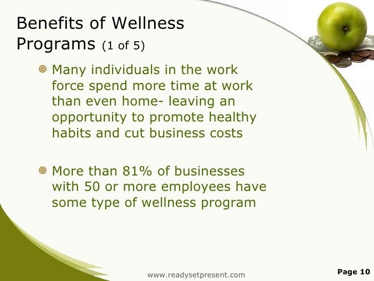 Wellness Program PowerPoint Presentation