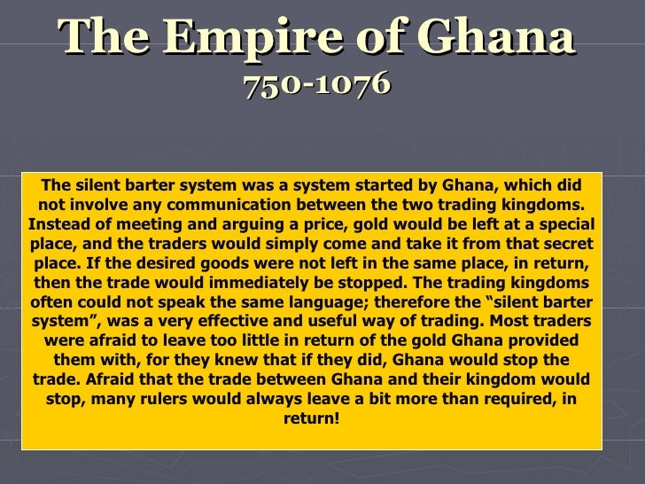 Ghana trading system