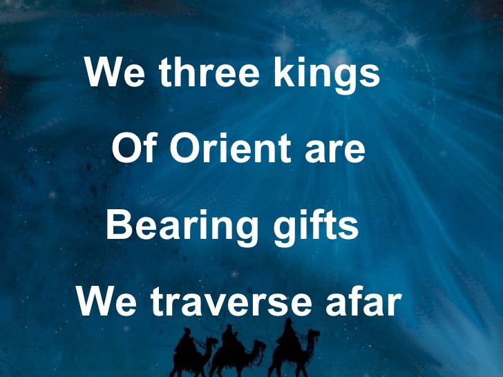 name the three kings of orient
