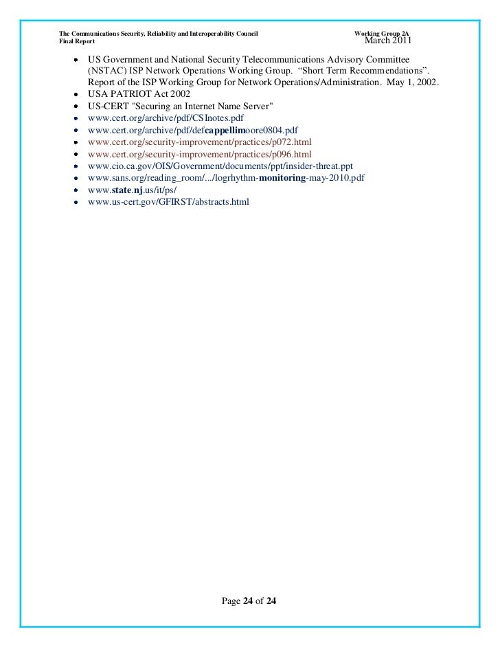 performance example of report police